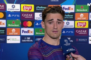 加维：我们的表现比对手好得多 我的动作最多也就是黄牌