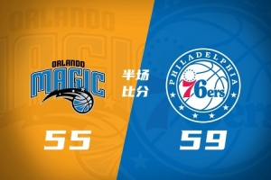 半场战报-76人领先魔术4分 马克西16+5 贝恩19分 班凯罗13分