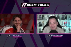 赖斯：喜欢踢8号位因能在攻防两端做贡献 我16岁时比道曼差多了