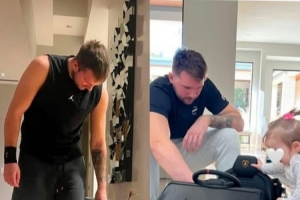 斯媒：湖人支持东契奇回国看望女儿 深知心理健康同等重要