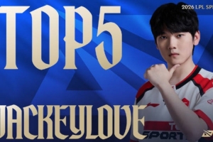 LPL第二赛段W2D5每日TOP5：JackeyLove明踪幽步，灵蕴叠爆如莲绽