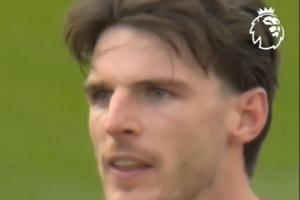 领袖气质！赛后镜头捕捉赖斯向厄德高喊话：还没有结束！